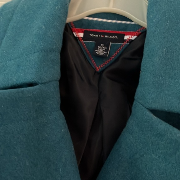 Tommy Hilfiger Dark Turquoise Double-Breasted Blazer - Picture 3 of 8